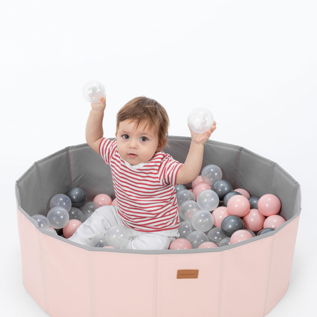 Piscina uscata cu 90 bile de plastic, Ember breeze, UnicUtil, Culoarea Roz - view 3