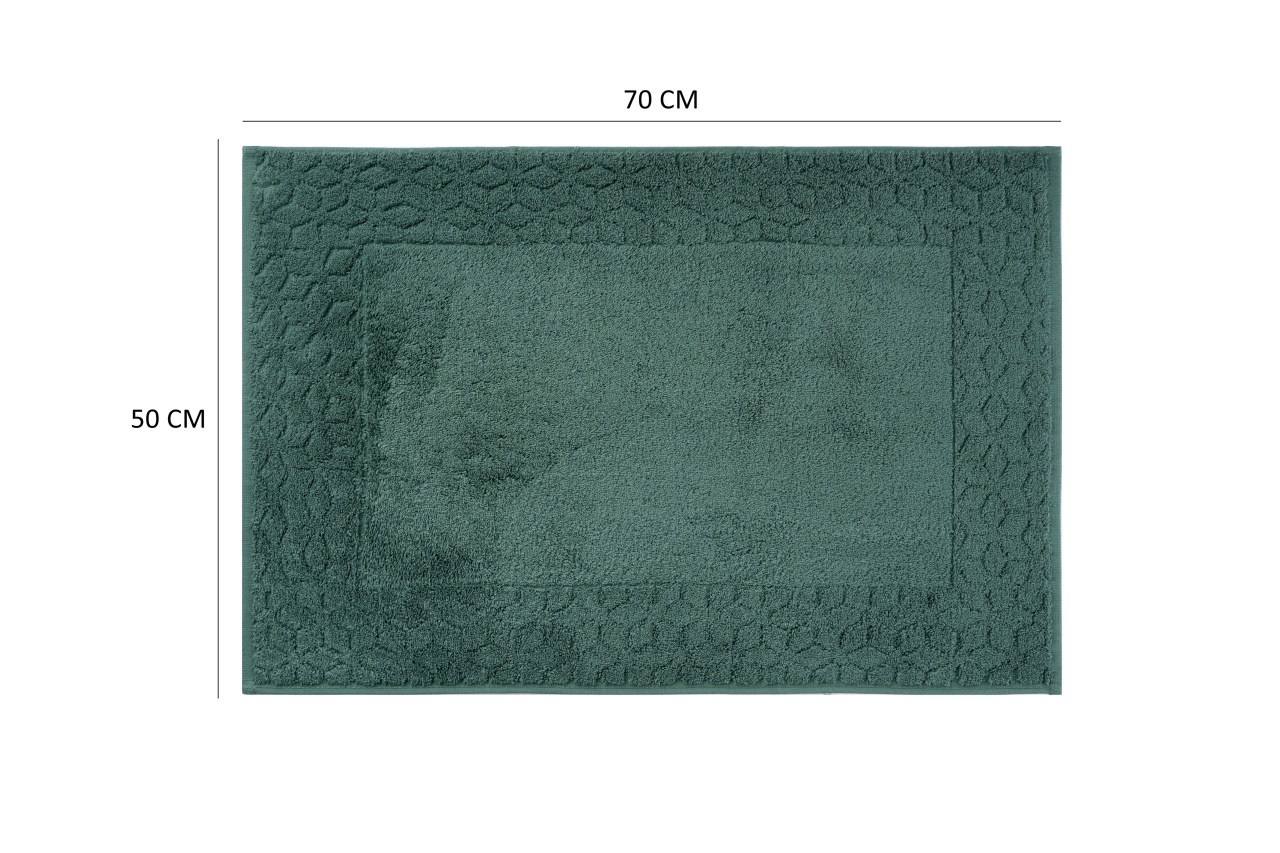 Set 2 prosoape pentru picioare, bumbac 100%, Sophisticated Texture, UnicUtil, Kaki - 1 | YEO