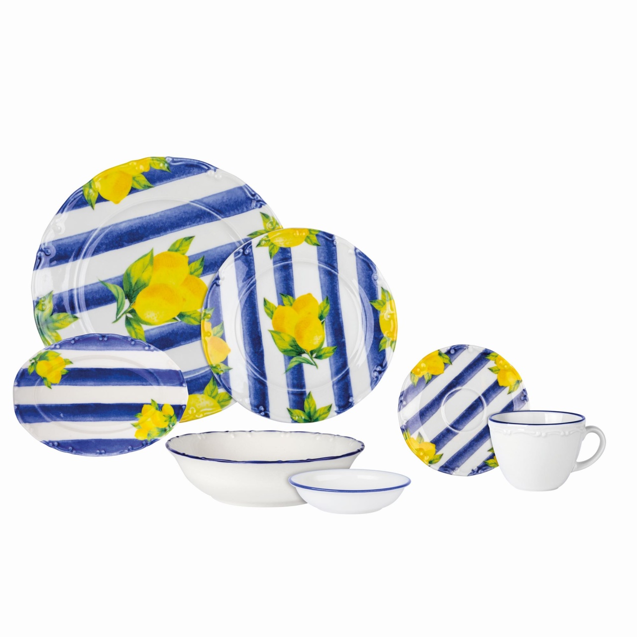Set Farfurii (26 Bucati), Vine root, UnicUtil, Culoarea Multicolor - 1 | YEO