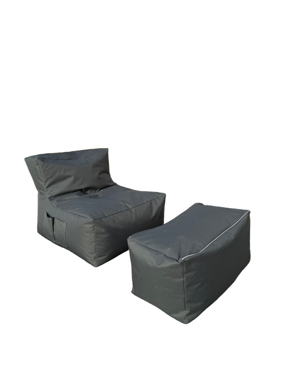 Set fotolii puf (2 Bucati), Group bits, UnicUtil, Culoarea Gri - 1 | YEO