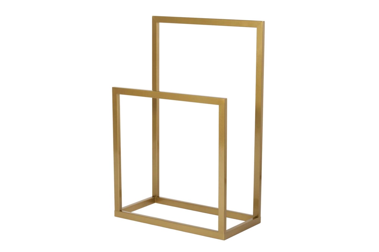 Suport prosoape, Ged 032, UnicUtil, Auriu, 25 x 60 x 90 cm, 100% METAL - imagine 2