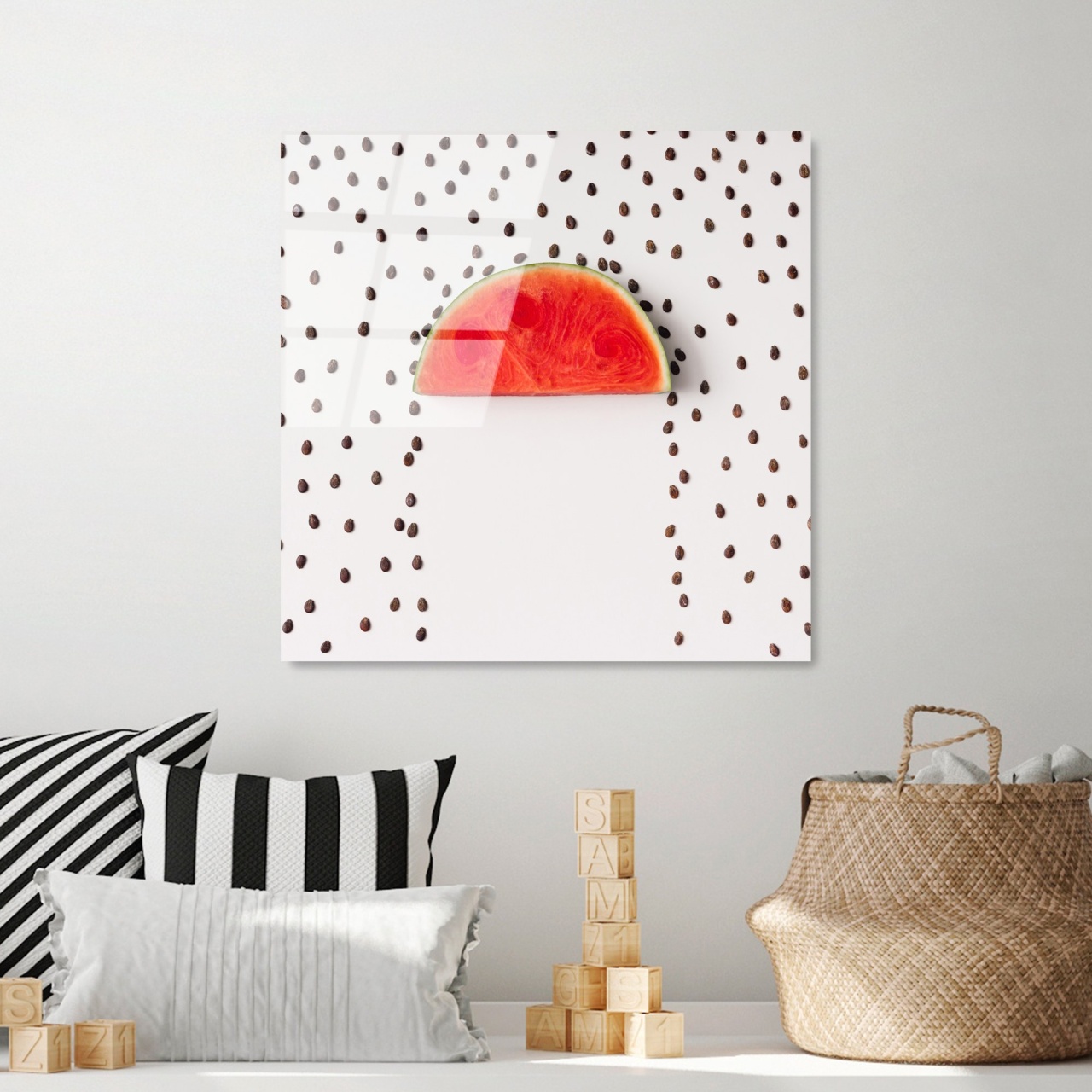 Tablou decorativ din sticla securizata, Flame ridge, UnicUtil, Culoarea Multicolor