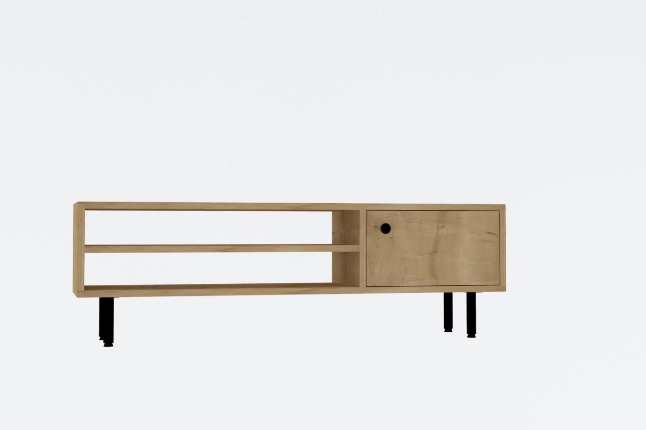 Unitate TV, Avila Sapphire, UnicUtil, Stejar Safir, Lățime: 120 cm, Înălțime: 38 cm, Adâncime: 30 cm, 495SSE1608 - view 5