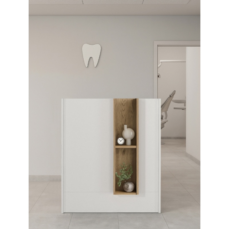 Birou recepție, Bonveno Front Desk, UnicUtil, Alb-Bej - imagine 4