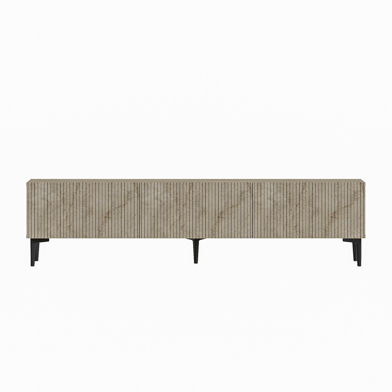 Comoda TV, Oscar Travertine, UnicUtil, Travertin, Lățime: 180 cm, Înălțime: 45 cm, Adâncime: 31,4 cm - view 5