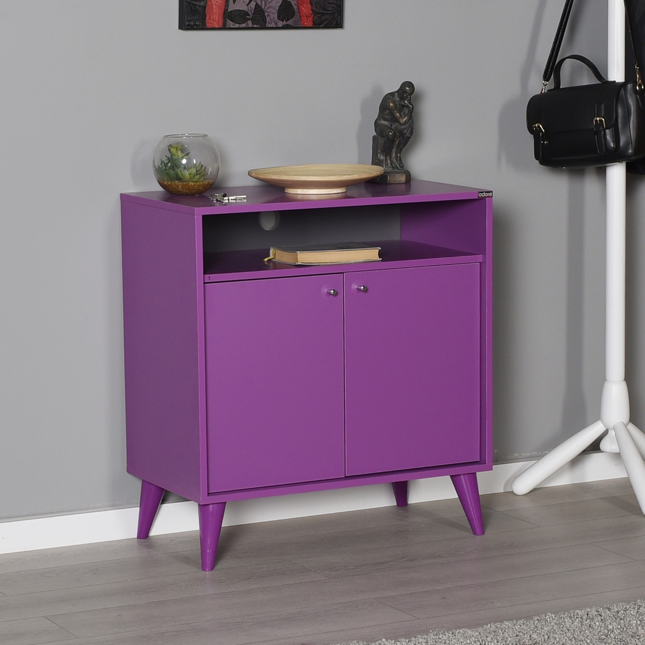Dulap multifunctional, Spark breeze, UnicUtil, Culoarea Mov - 2 | YEO