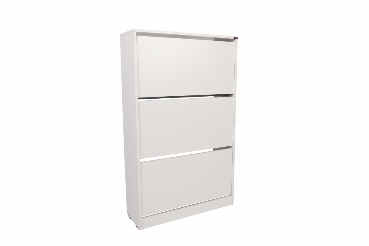 Dulap pentru pantofi, Shc 530, UnicUtil, Alb, Lățime: 73 cm, Înălțime: 119 cm, Adâncime: 26 cm - view 3