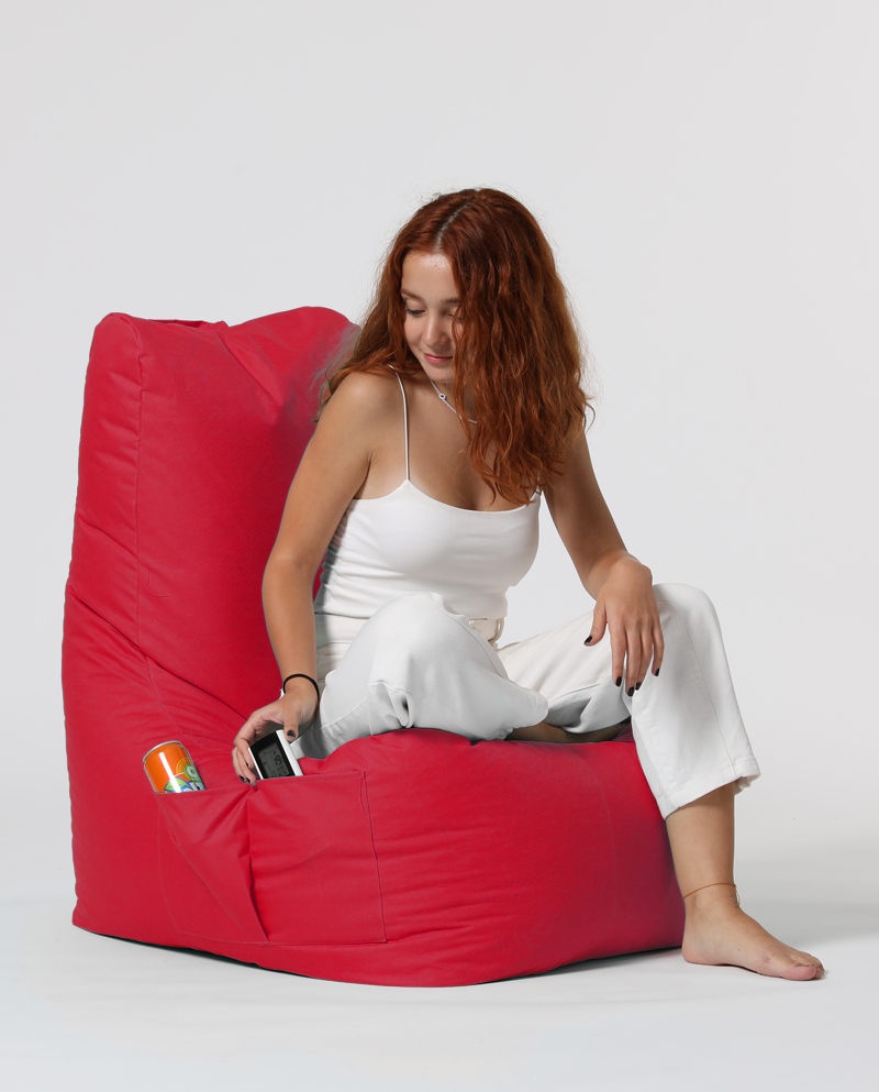 Fotoliu Puf Gradina, Drift glow, UnicUtil, Culoarea Rosu