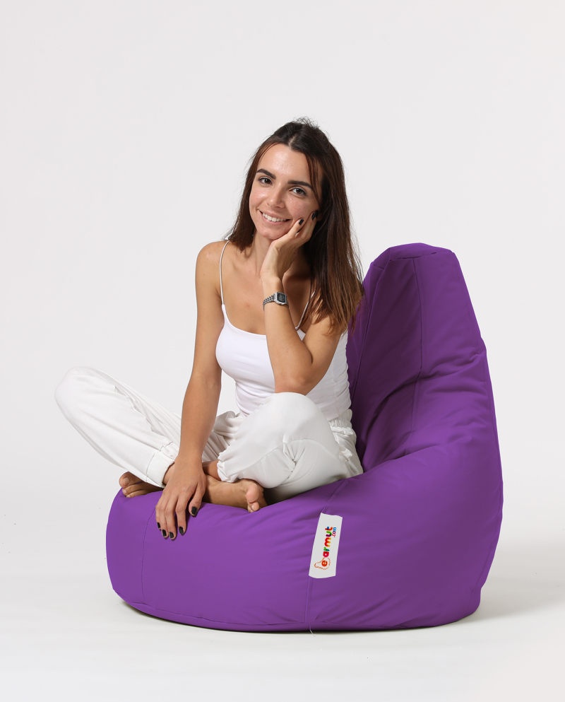 Fotoliu Puf Gradina, Vine flame, UnicUtil, Culoarea Mov