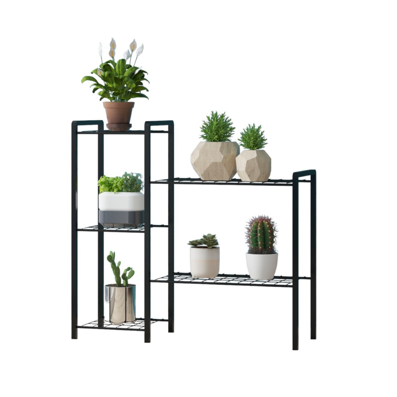 Jardiniere, Ridge ripple, UnicUtil, Culoarea Negru - 1 | YEO