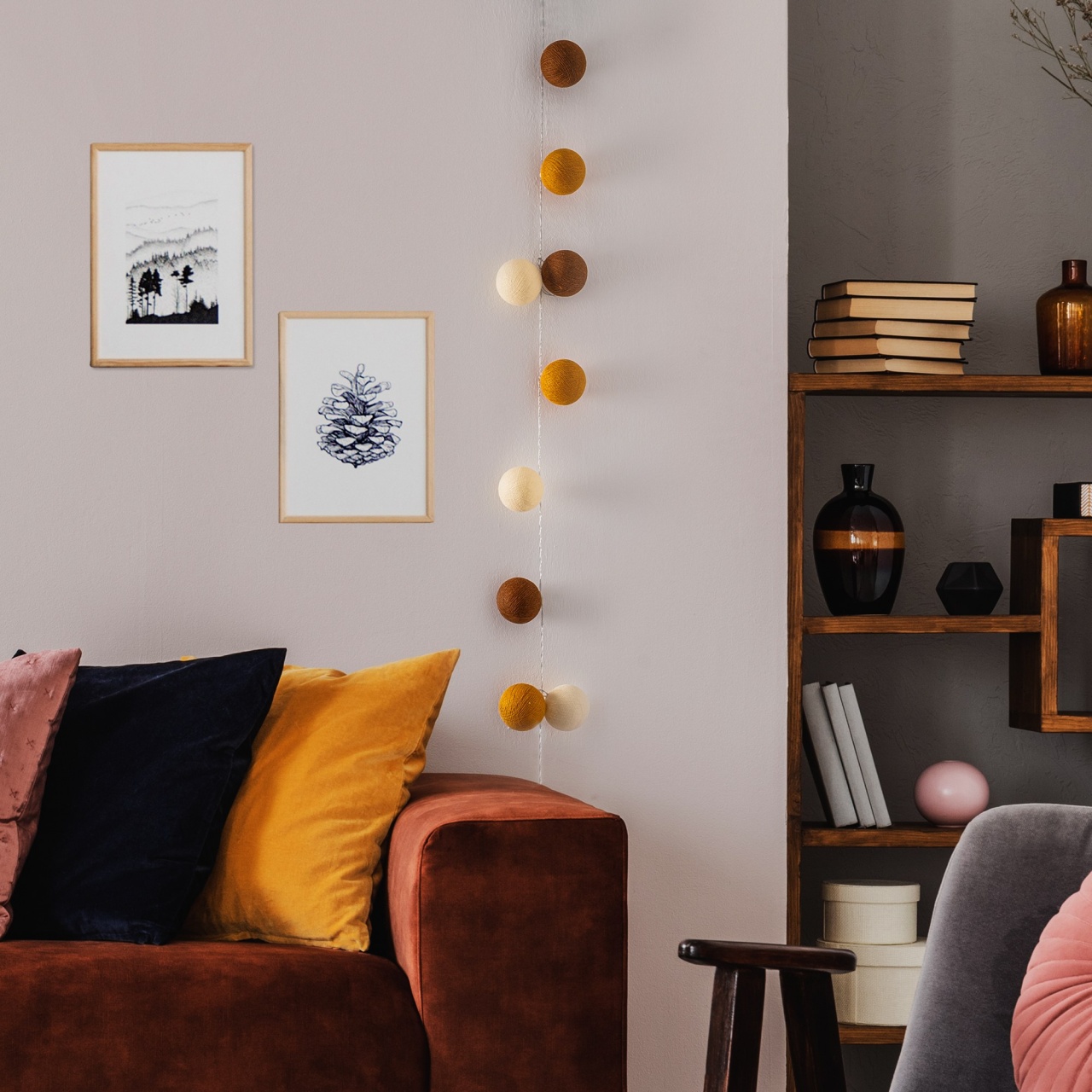 Lampa Perete, Shell flame, UnicUtil, Culoarea Multicolor - 1 | YEO