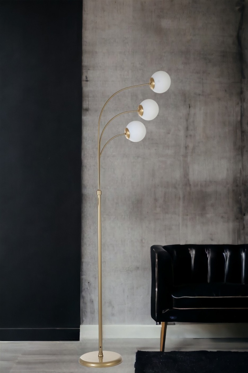 Lampadar, Breeze echo, UnicUtil, Culoarea Auriu Alb - 1 | YEO