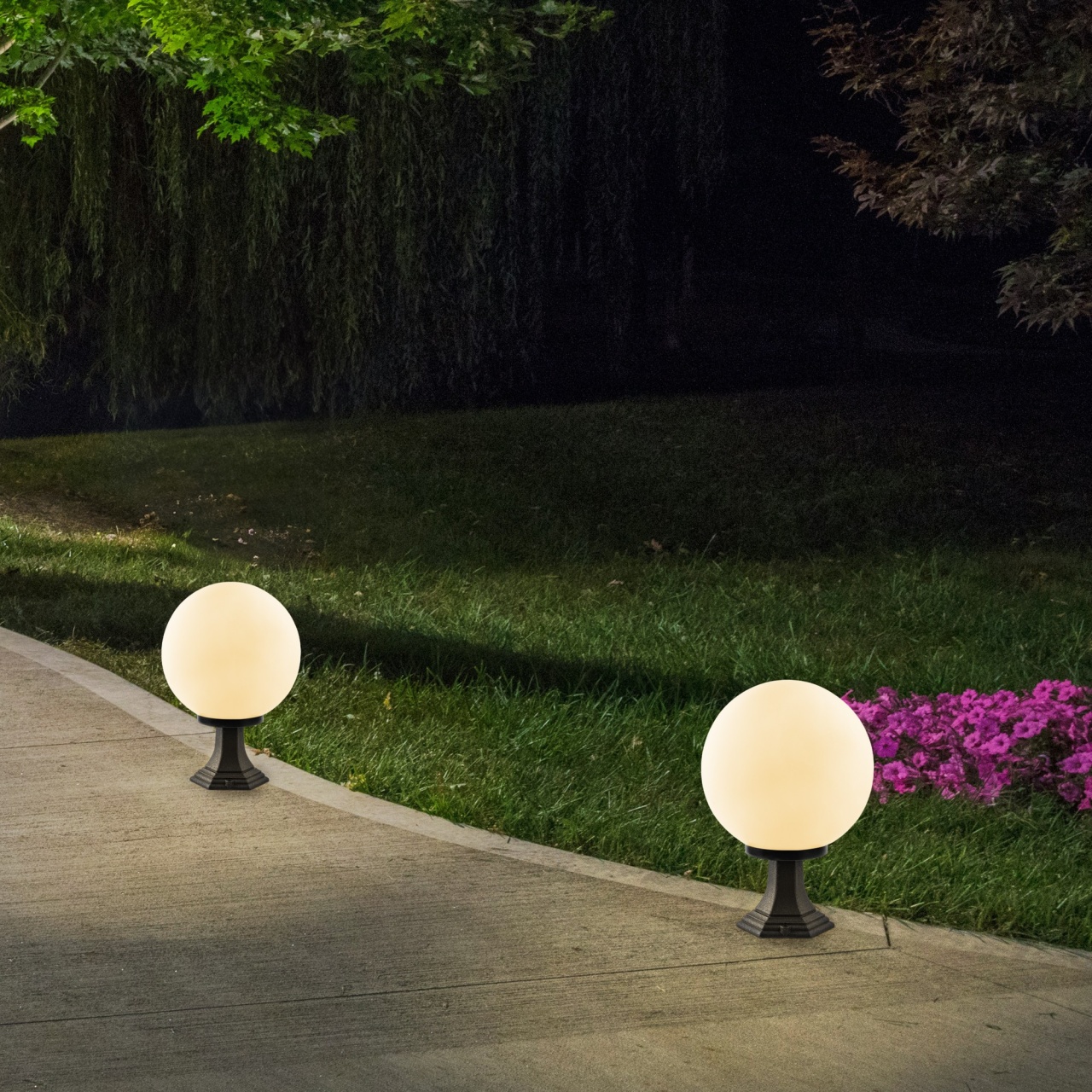 Lampadar Exterior, Stone spark, UnicUtil, Culoarea Negru - 2 | YEO