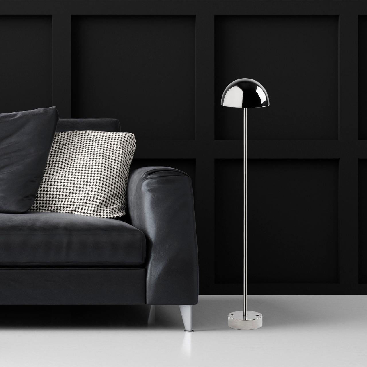 Lampadar, Peak ember, UnicUtil, Culoarea Chrome - 1 | YEO