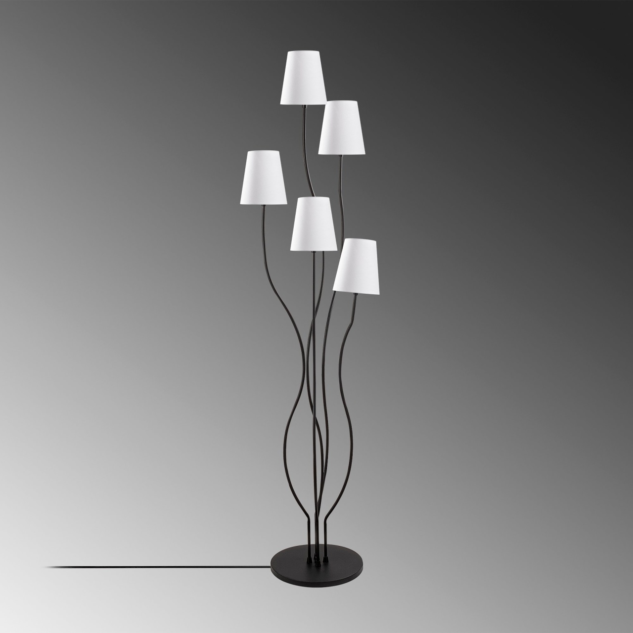 Lampadar, Vine breeze, UnicUtil, Culoarea Negru Alb - 3 | YEO