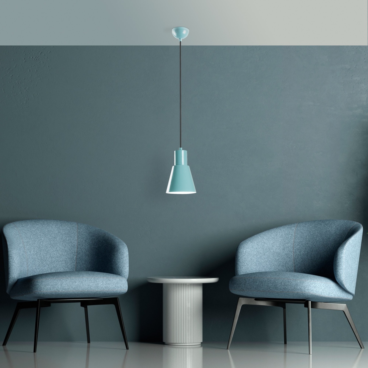 Lustra, Glow echo, UnicUtil, Culoarea Turcoaz - 2 | YEO