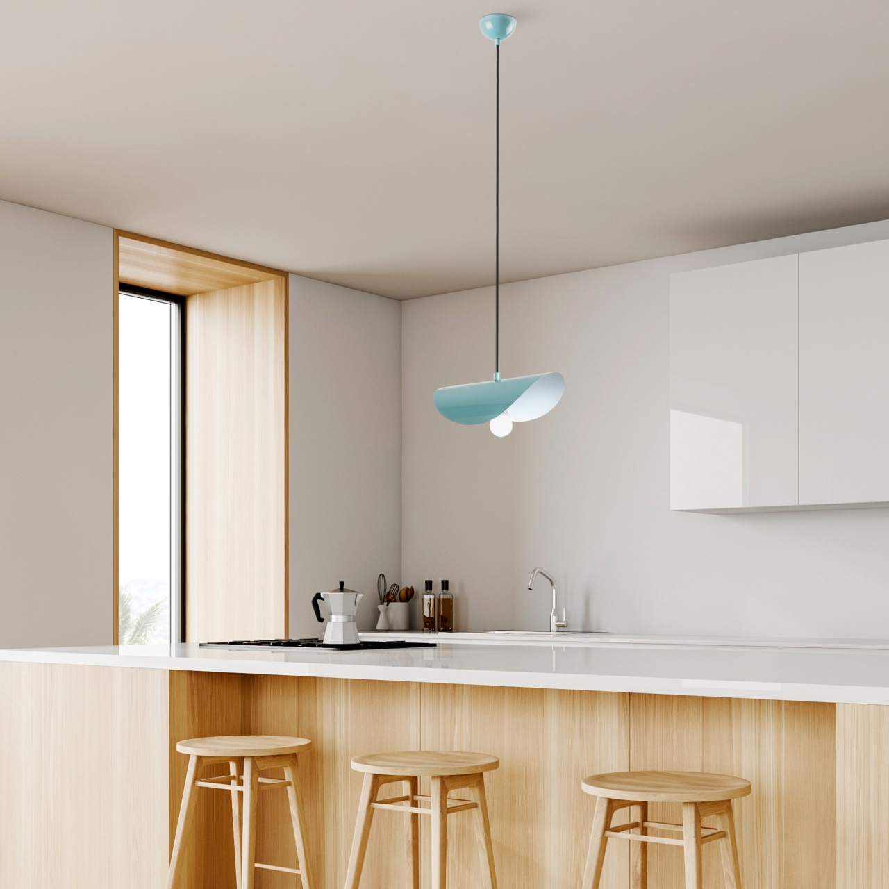 Lustra, Grove drift, UnicUtil, Culoarea Turcoaz - 1 | YEO