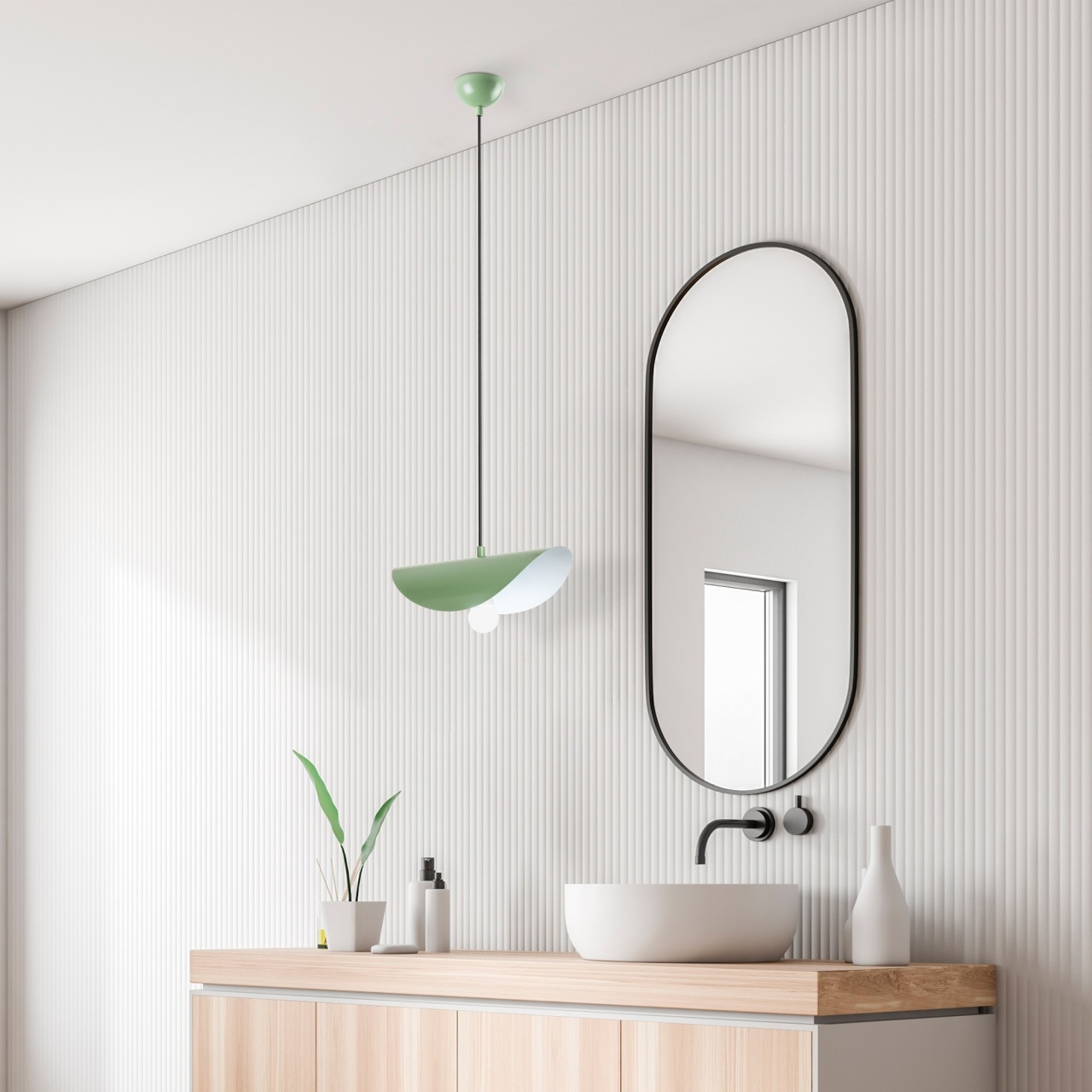 Lustra, Grove flame, UnicUtil, Culoarea Verde Deschis - 2 | YEO