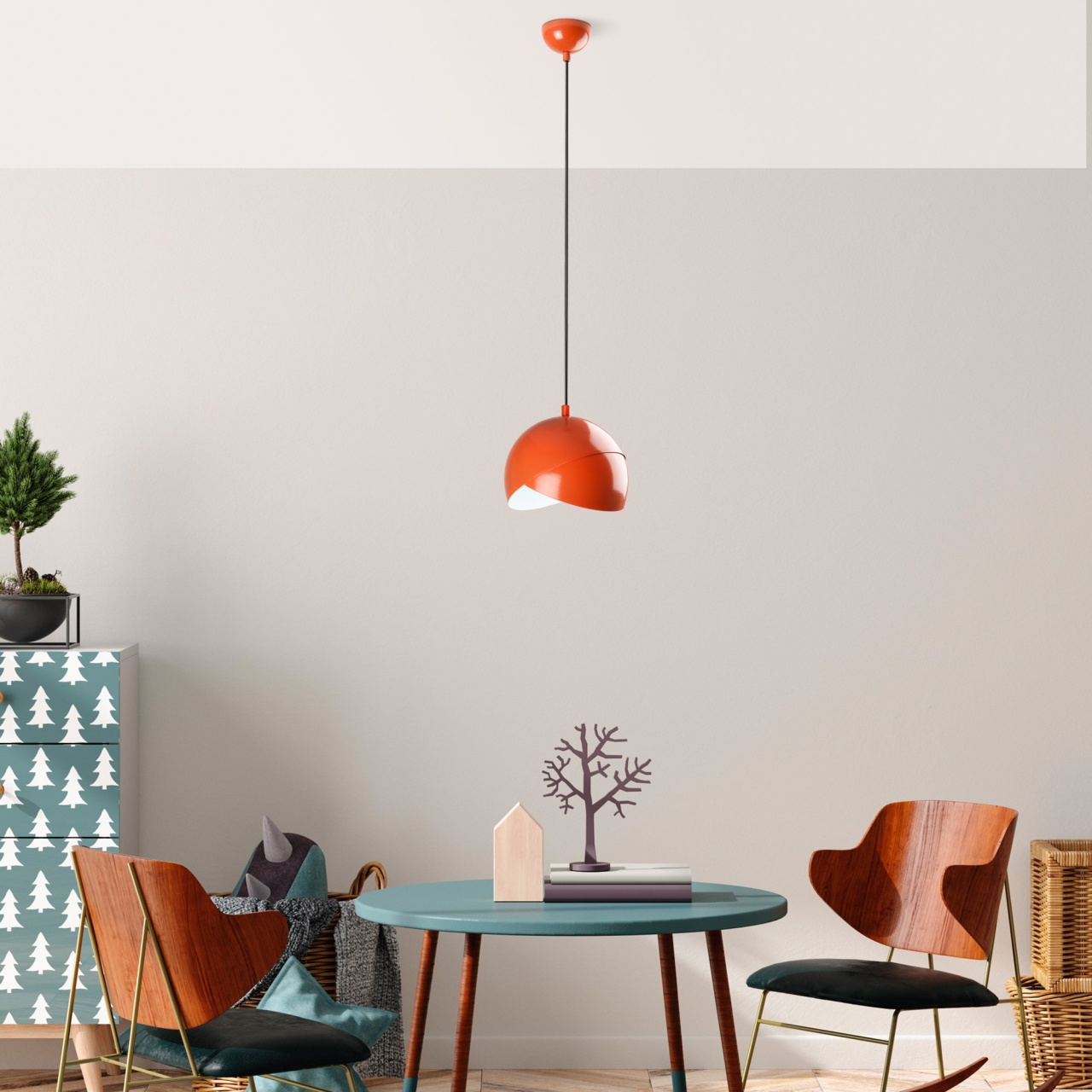 Lustra, Shell blaze, UnicUtil, Culoarea Portocaliu - 1 | YEO