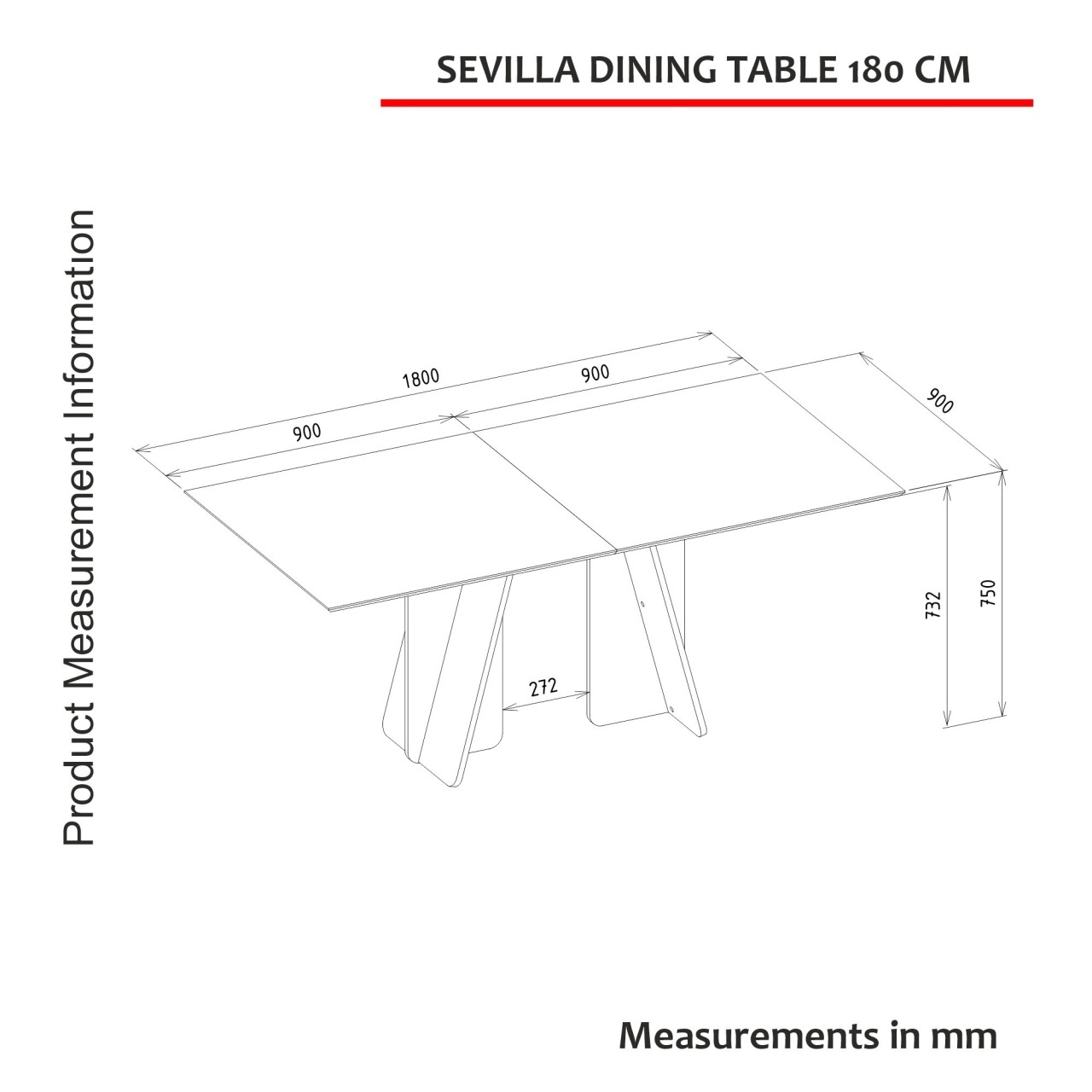 Masa dining, Premium Style, UnicUtil, Crem-Negru - imagine 8
