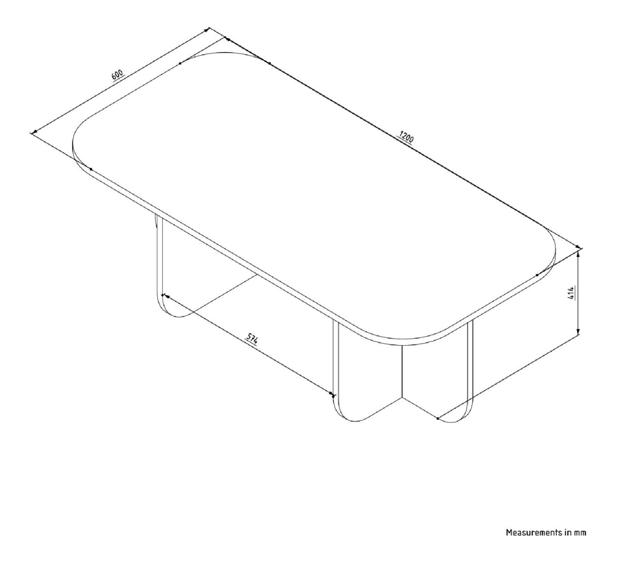 Măsuţă de cafea, Becaj Sapphire, UnicUtil, Stejar Safir, Lățime: 120 cm, Înălțime: 41,4 cm, Adâncime: 60 cm - view 6