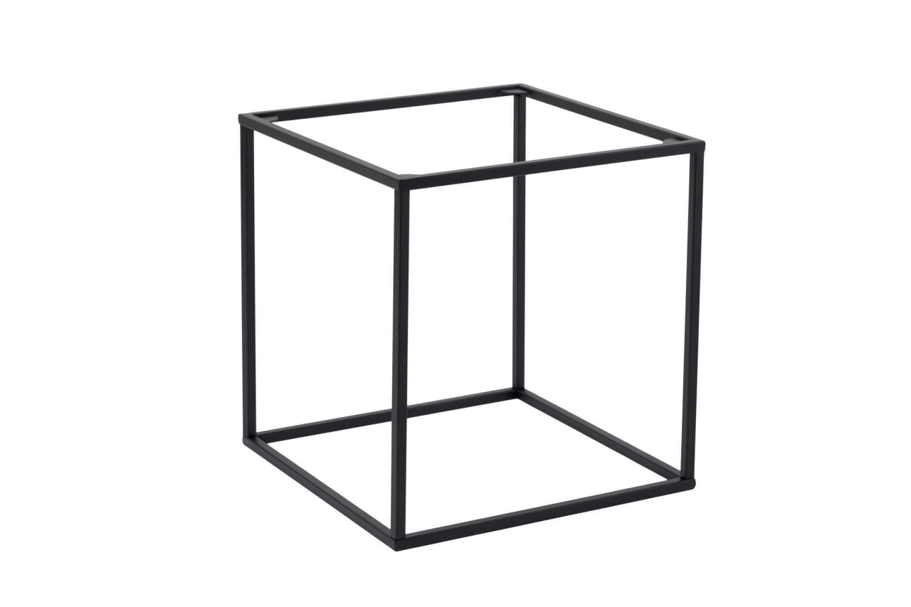 Măsuţă de cafea, Shb 018, UnicUtil, Negru, 45 x 45 x 52 cm, 100% METAL - view 4