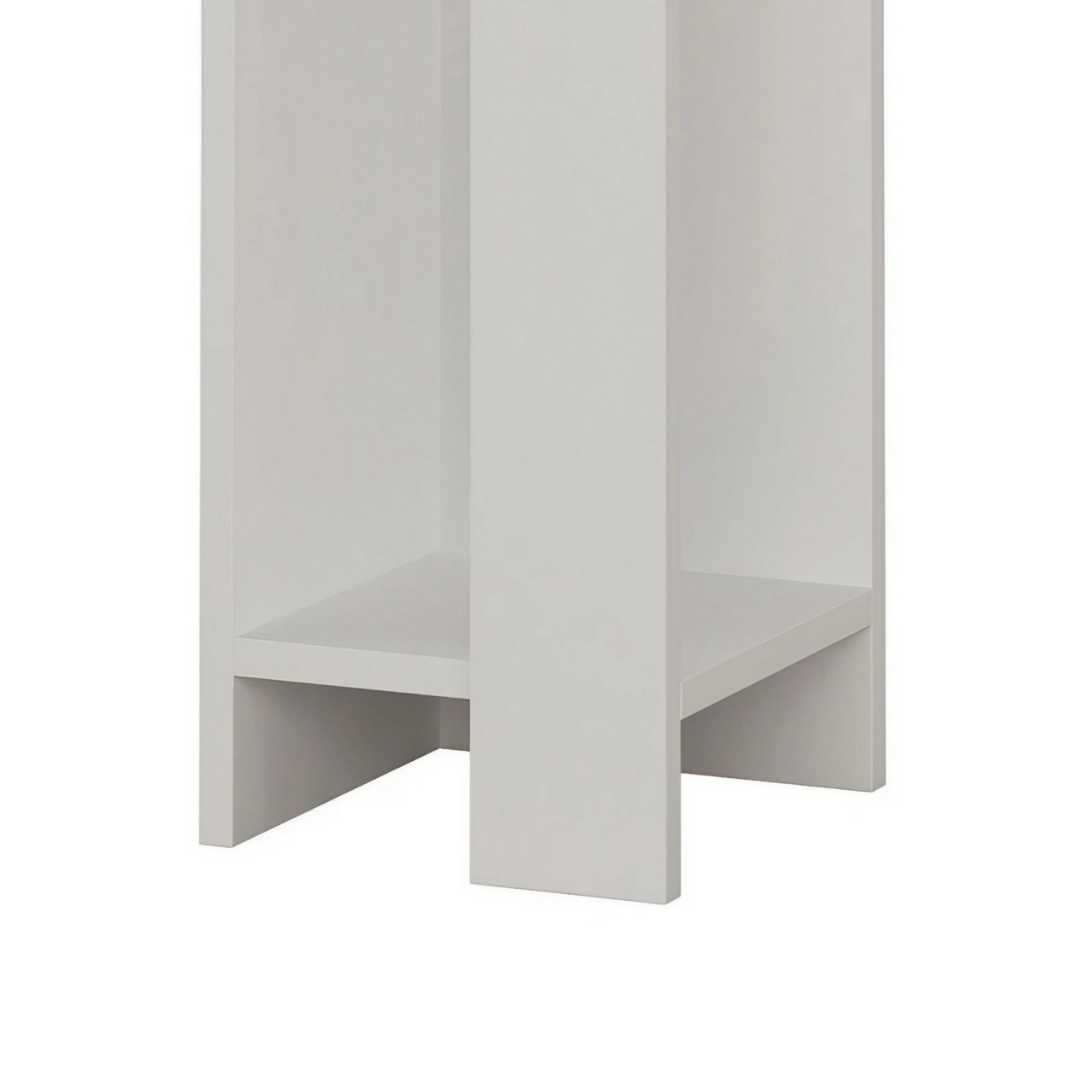 Noptiera, Stylish Minimalist, UnicUtil, 25 x 60 x 27 cm, Alb - 3 | YEO
