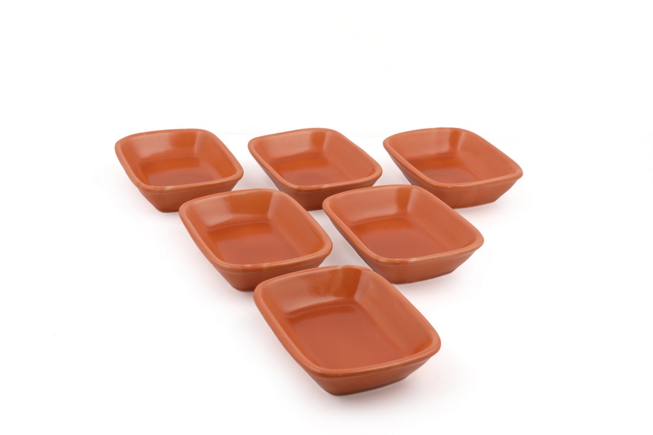 Set Ceramica (6 Bucati), Spark units, UnicUtil, Culoarea Portocaliu - 1 | YEO
