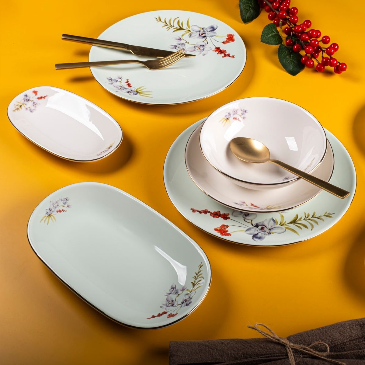 Set Farfurii (29 Bucati), Mist items, UnicUtil, Culoarea Multicolor - 1 | YEO