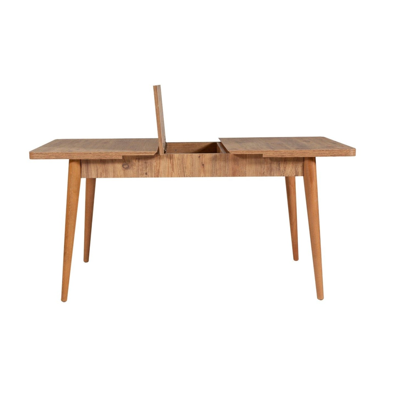 Set masă extensibilă și scaune (5 piese), Vina 0900, UnicUtil, Pin Atlantic-Piatră, Lățime: 129 cm, Înălțime: 75 cm, Adâncime: 80 cm - view 7