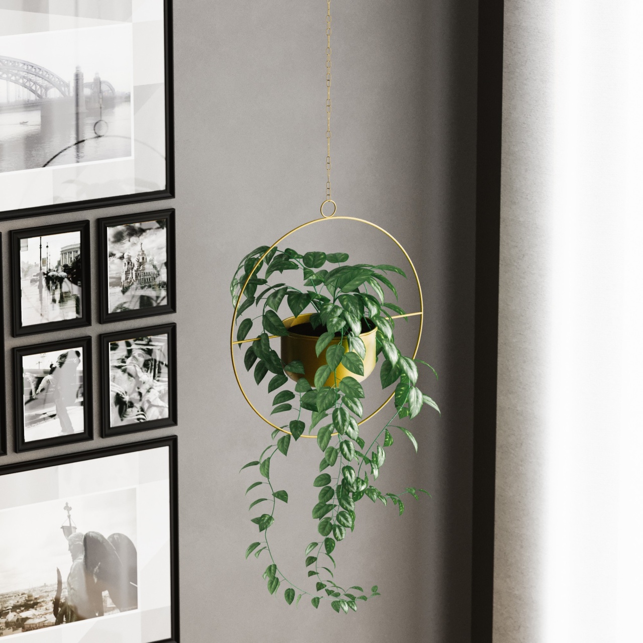 Vas Decorativ, Blaze shade, UnicUtil, Culoarea Auriu