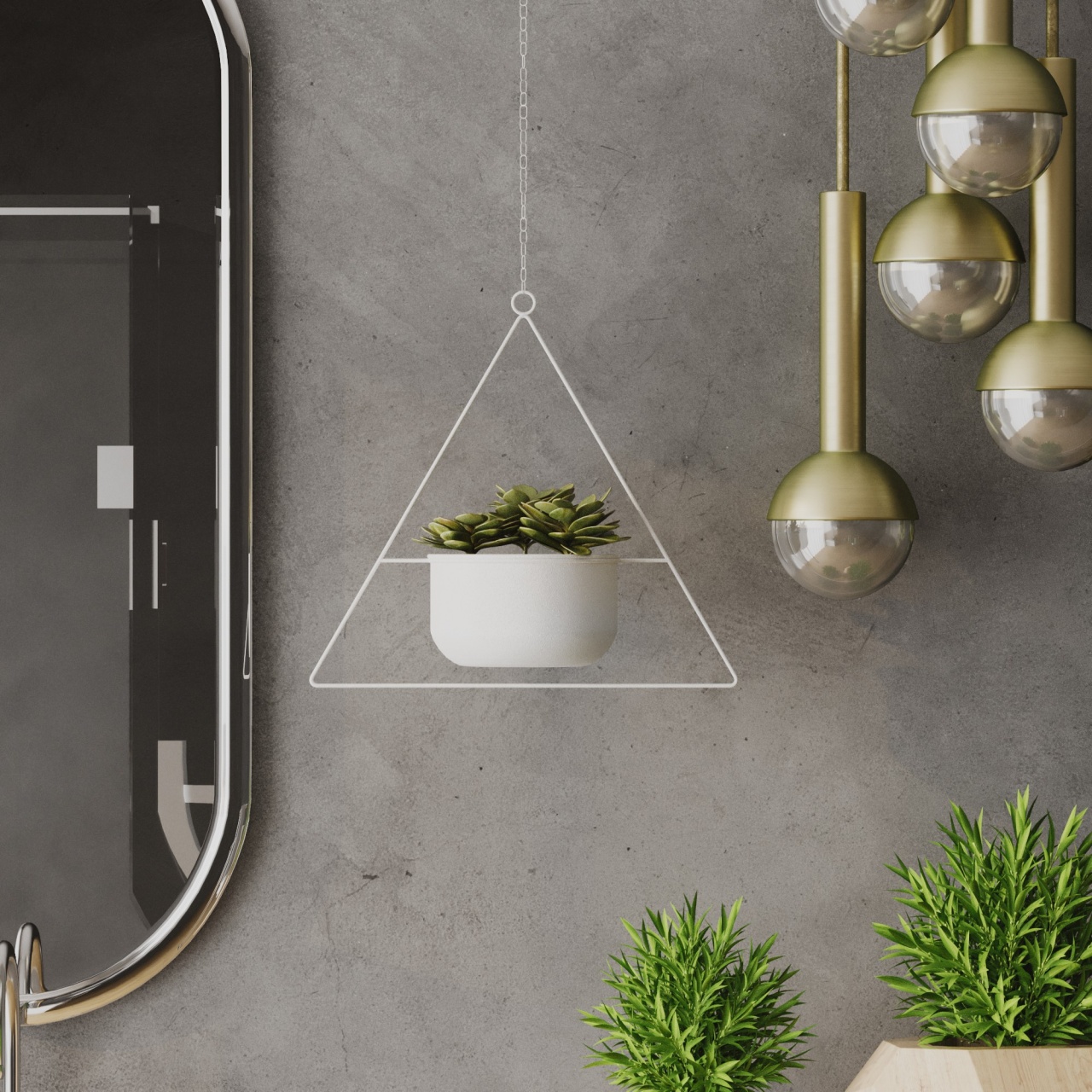 Vas Decorativ, Leaf peak, UnicUtil, Culoarea Alb - 2 | YEO