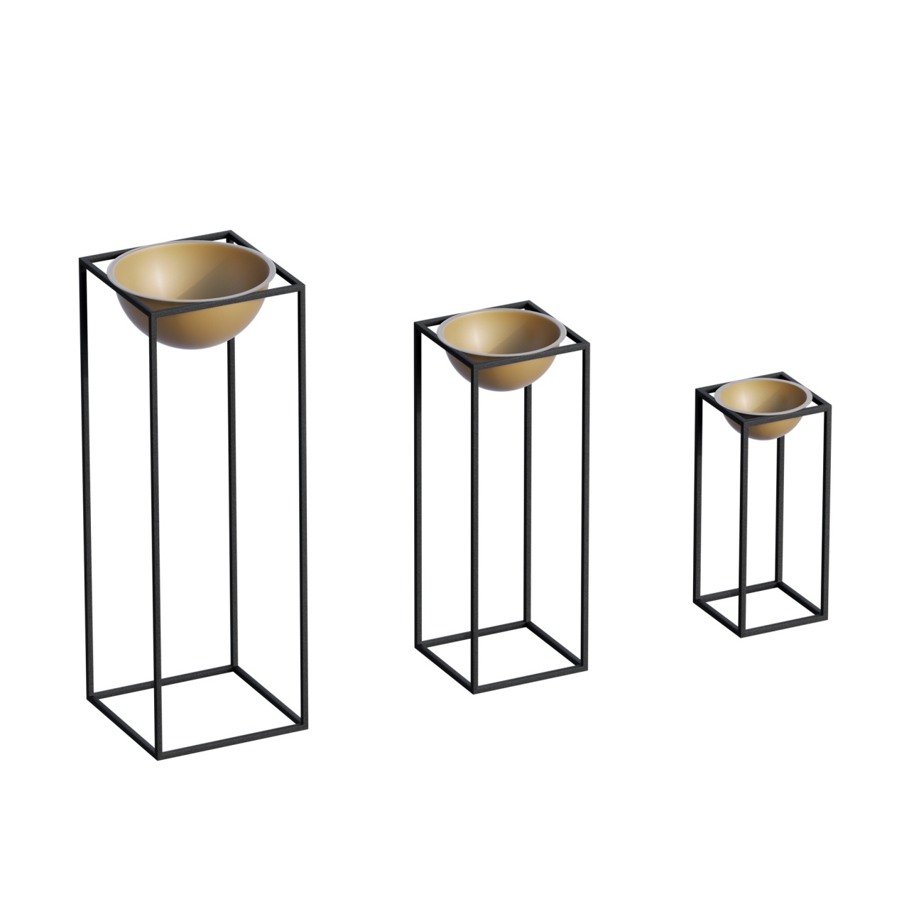 Vas Decorativ, Root drift, UnicUtil, Culoarea Negru Auriu - 3 | YEO