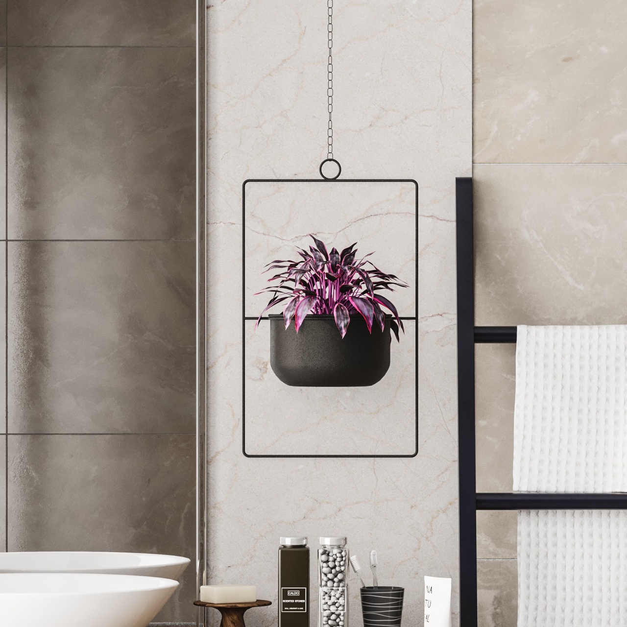 Vas Decorativ, Wave shade, UnicUtil, Culoarea Negru