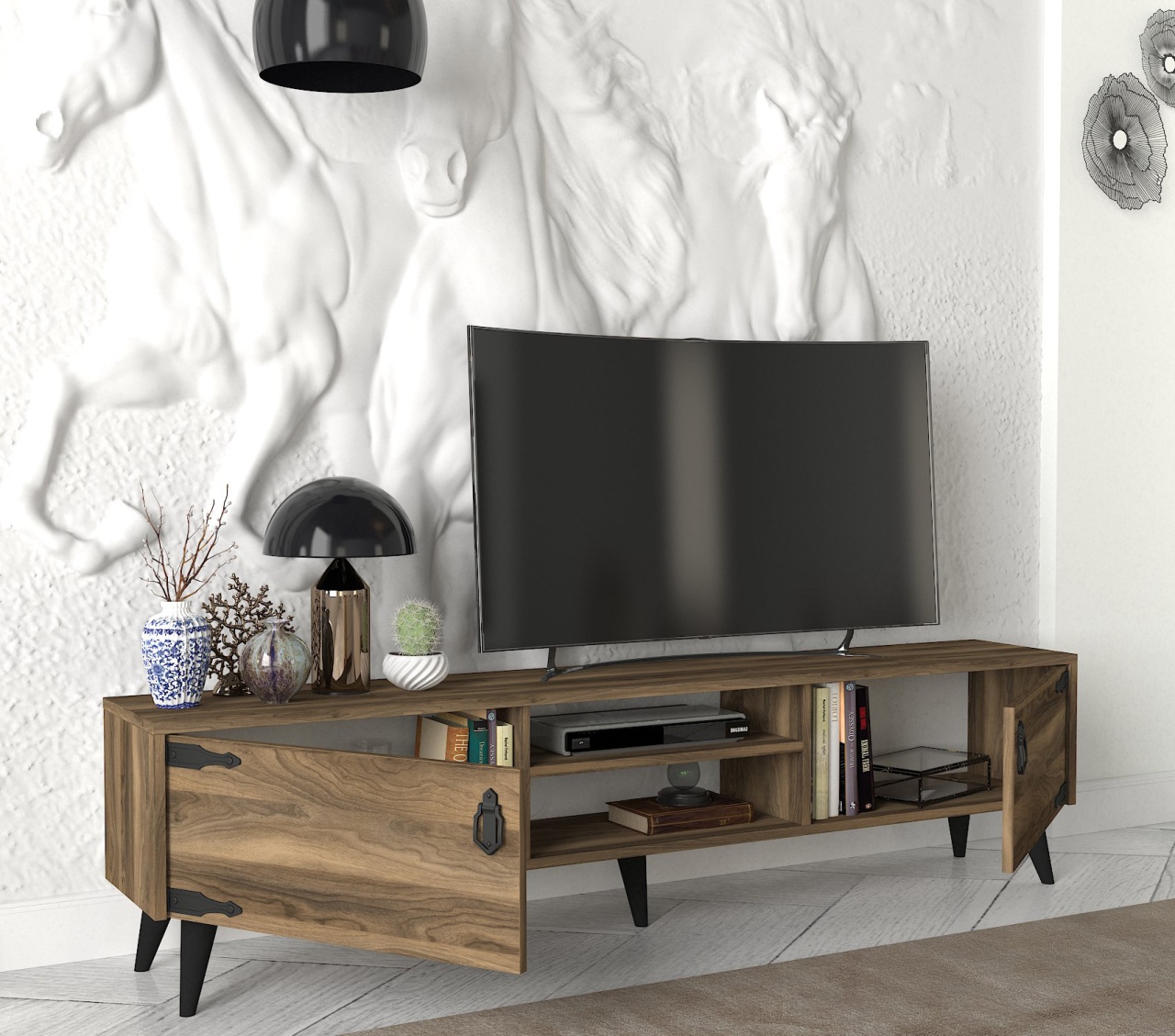 Comoda TV, Cozy Living, UnicUtil, Nuc - imagine 3
