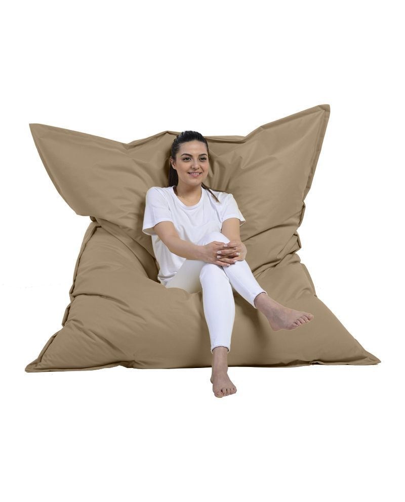 Fotoliu Puf Gradina, Echo stone, UnicUtil, Culoarea Crem