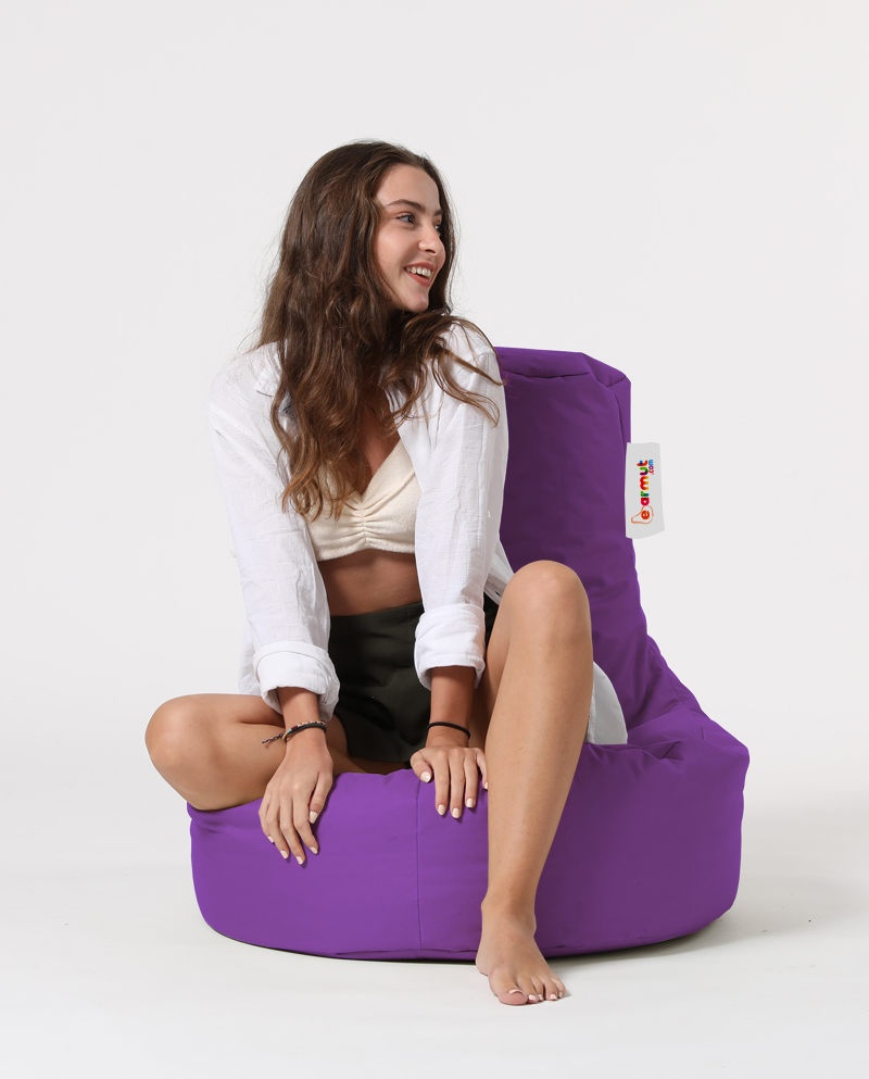 Fotoliu Puf Gradina, Vine shell, UnicUtil, Culoarea Mov