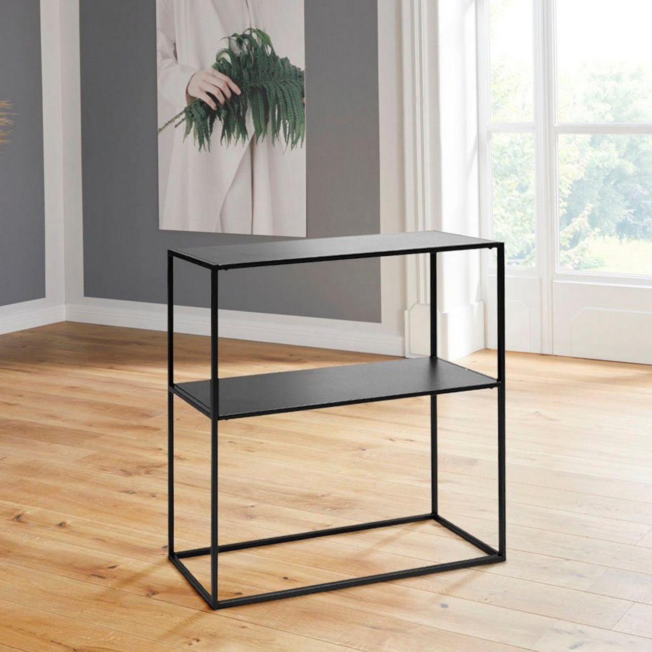 Masa decor, Andas Black, UnicUtil, Negru, Lățime: 80 cm, Înălțime: 85 cm, Adâncime: 30 cm, 706CLN1107 - view 4