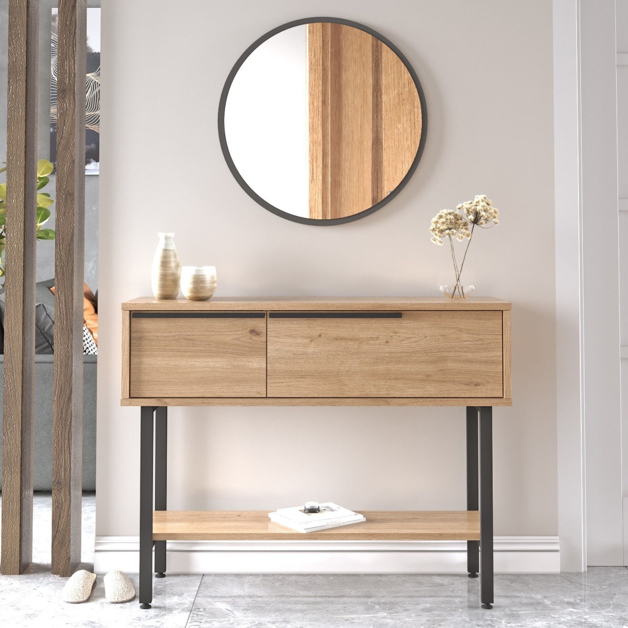 Masa decor, On12 S, UnicUtil, Nuc, Lățime: 100 cm, Înălțime: 76 cm, Adâncime: 29,5 cm - view 6