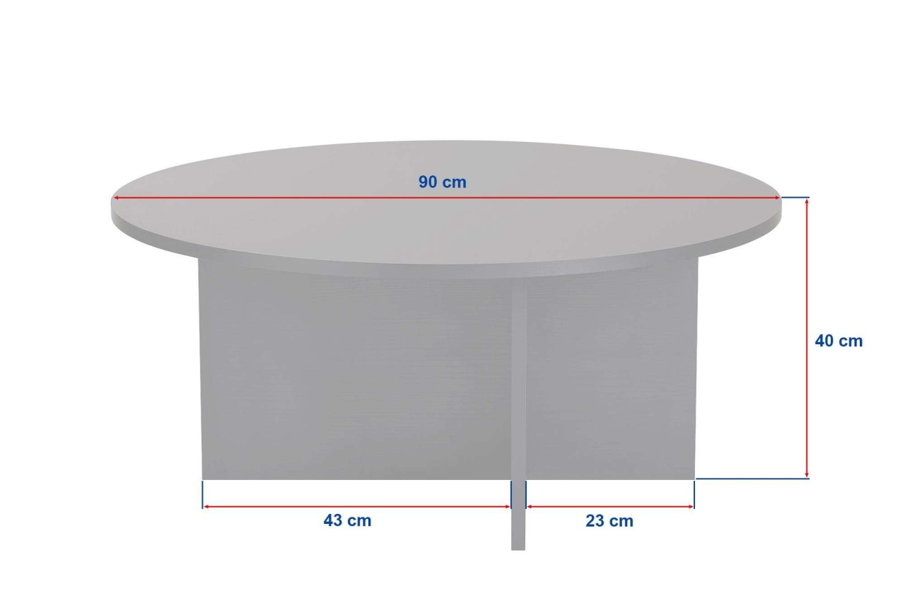 Măsuţă de cafea, Soleil Wood, UnicUtil, Negru din lemn, Lățime: 90 cm, Înălțime: 40 cm, Adâncime: 90 cm - view 7