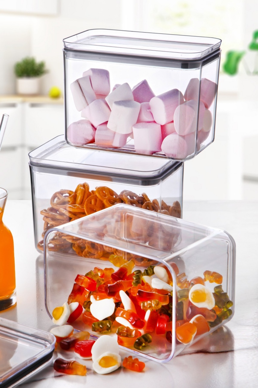 Set 3 recipiente alimentare , UnicUtil, Sturdy Elegant, Transparent - 2 | YEO