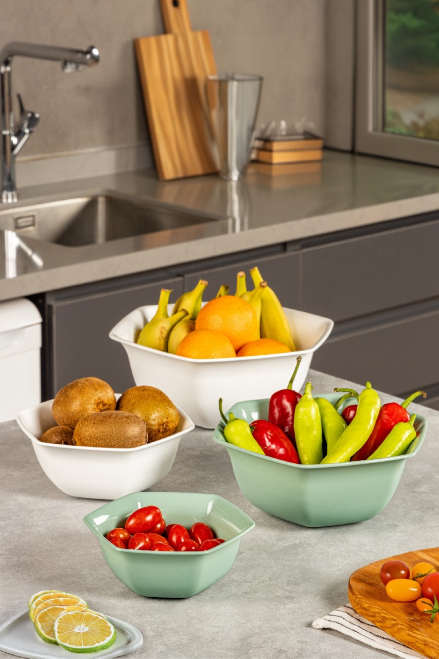 Set Ceramica (4 Bucati), Drift vine, UnicUtil, Culoarea Verde