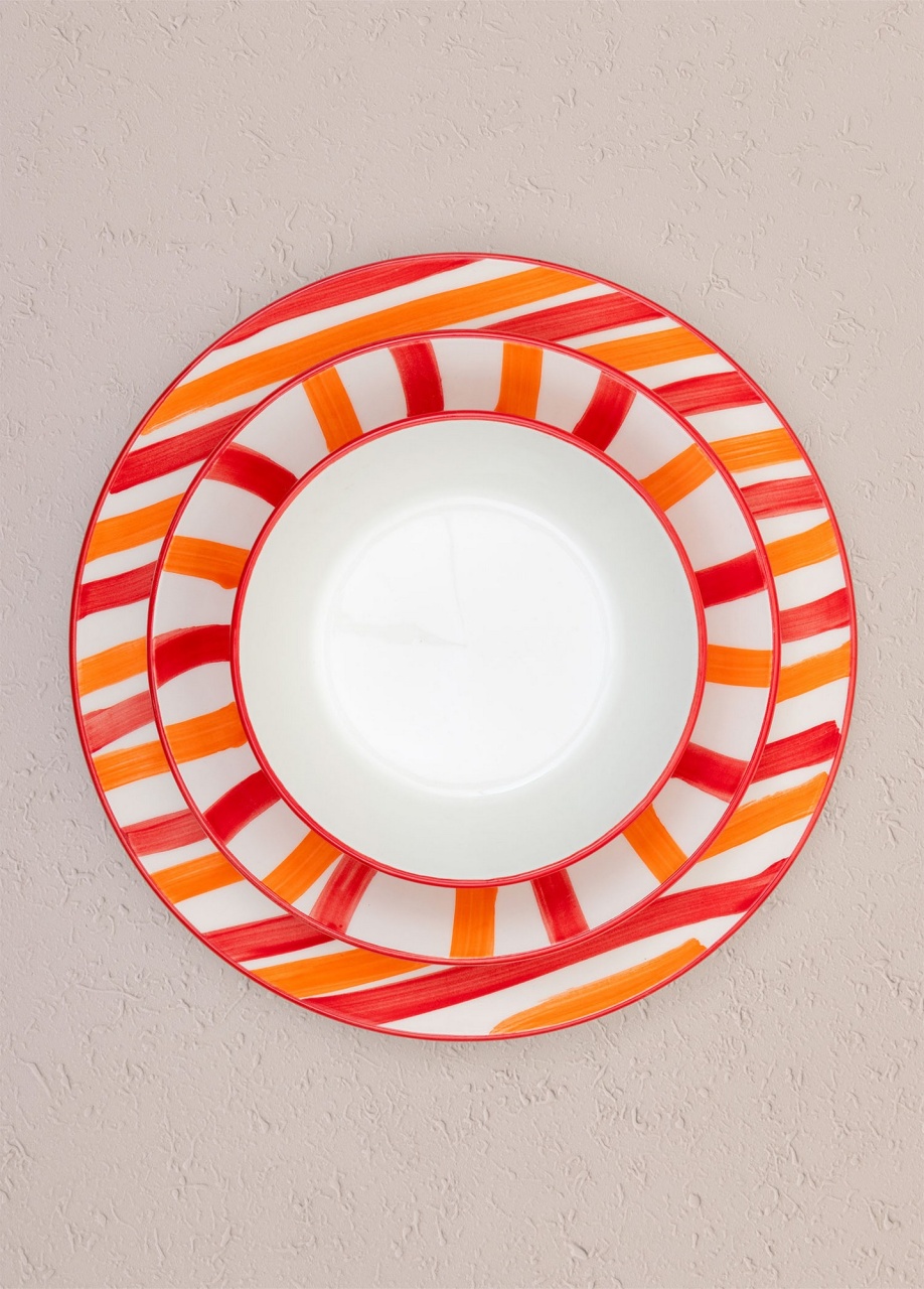 Set Ceramica (6 Bucati), Leaf pack, UnicUtil, Culoarea Portocaliu - 2 | YEO