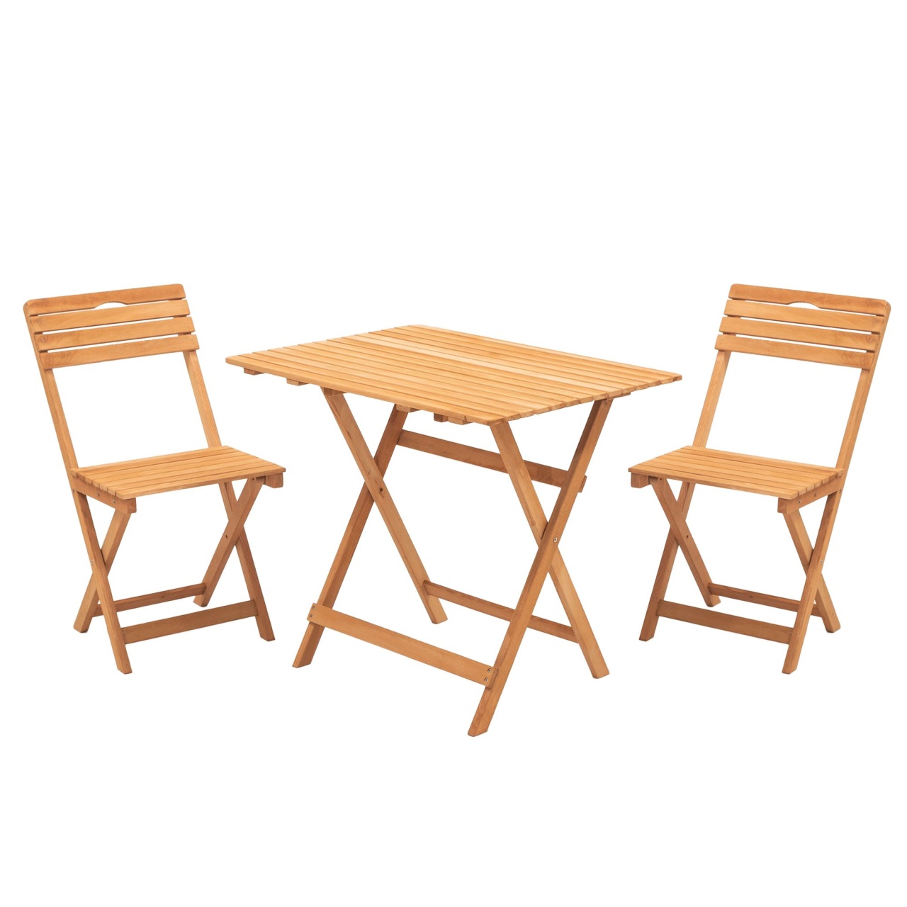 Set Gradina - Masa si Scaune (3 Bucati), Ripple ember, UnicUtil, Culoarea Maro - 1 | YEO
