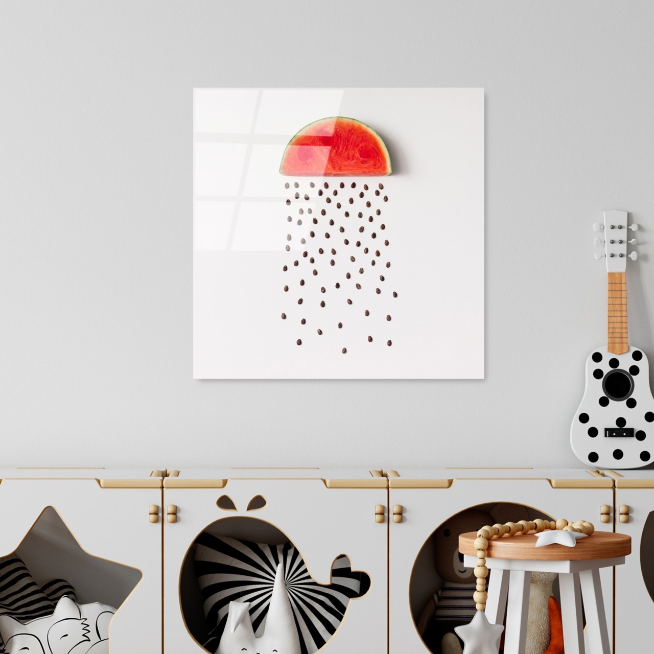 Tablou decorativ din sticla securizata, Mist storm, UnicUtil, Culoarea Multicolor - 1 | YEO