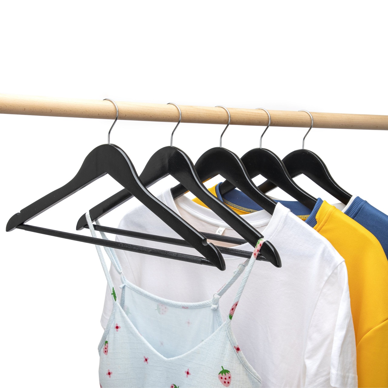 Umeraș din lemn de artar, Negru, 1 bucata - imagine 2