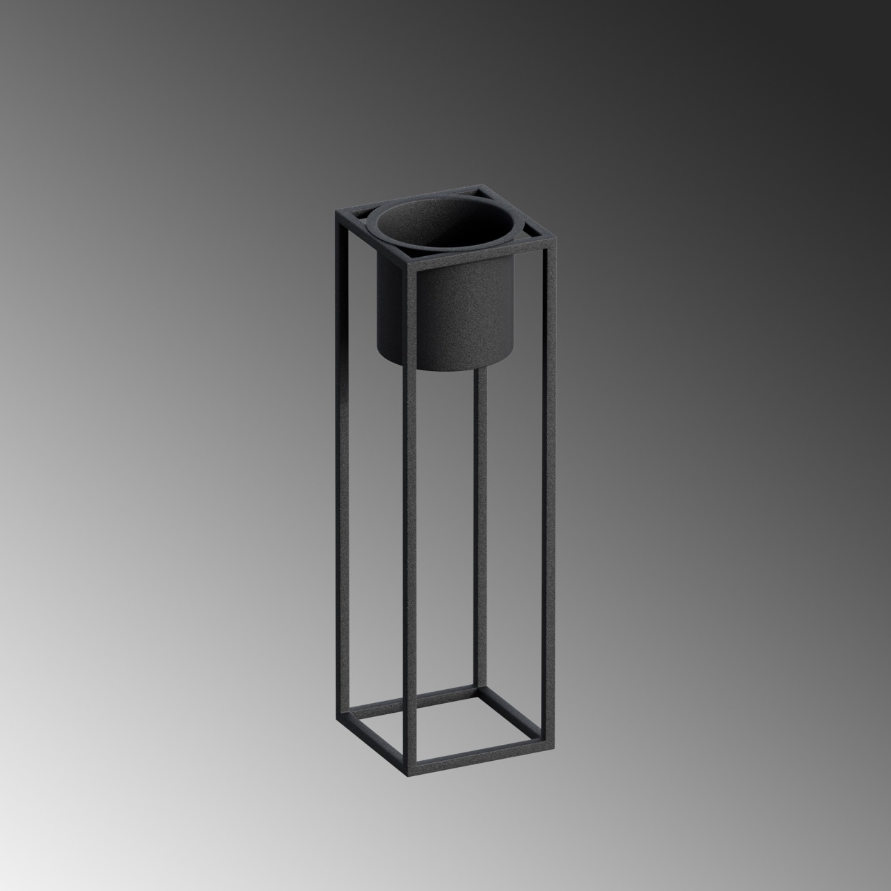 Vas Decorativ, Mist shell, UnicUtil, Culoarea Negru - 4 | YEO