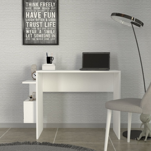 Birou, Sharp Focus, UnicUtil, 104.5 x 40 x 73.8 cm, Alb, UUDESK07