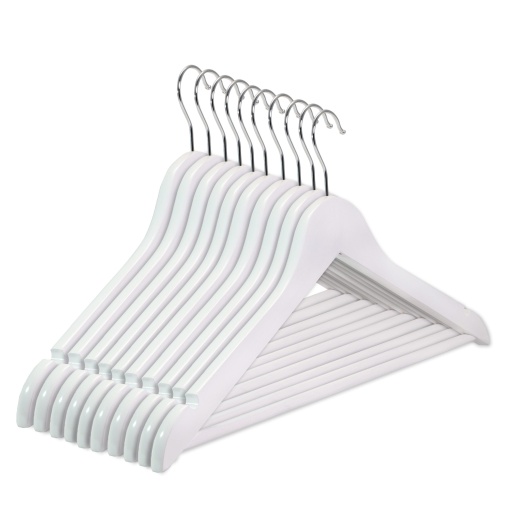 Umerase lemn unic hangers din lemn de artar, Alb, UUUM12, 1 bucata
