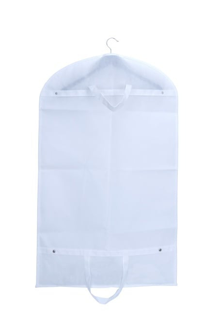 Husa pentru costum, cu maner, din material netesut, Polipropilenă, 60 x 130 cm, Alb, UUHH04